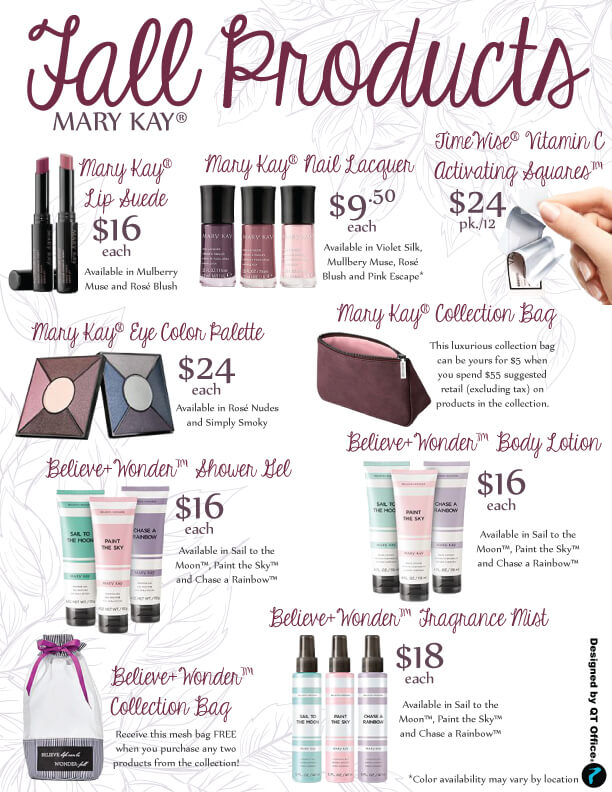 Mary Kay Fall Products 2017